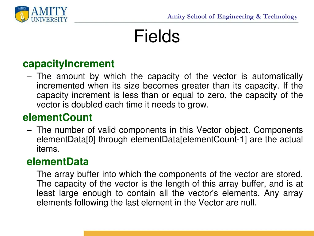 amity school of engineering technology fields