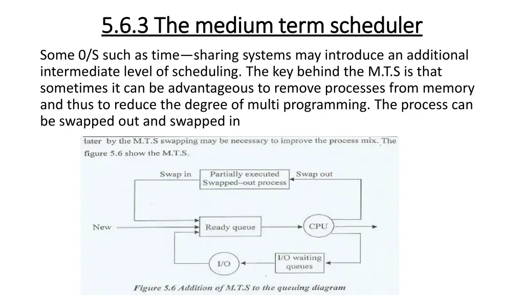 5 6 3 5 6 3 the medium term scheduler the medium