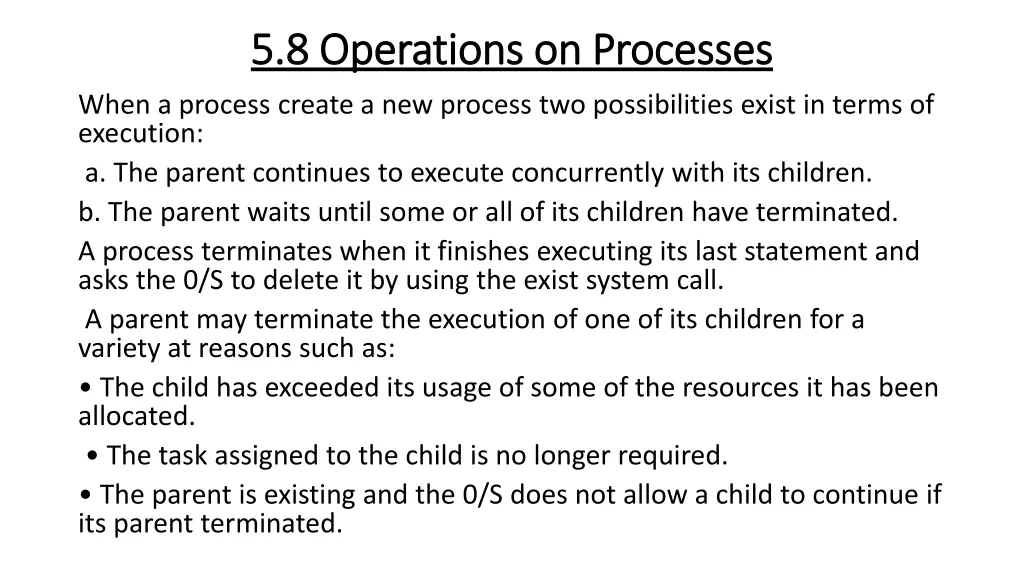 5 8 5 8 operations on processes operations 2