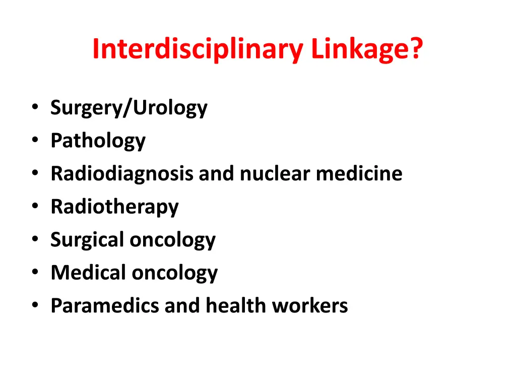 interdisciplinary linkage