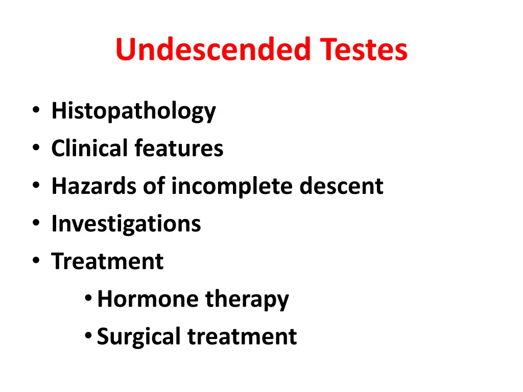 undescended testes 1