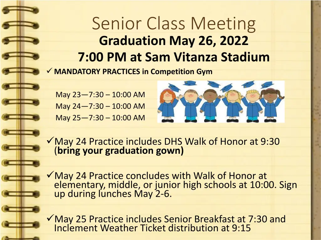 senior class meeting 3