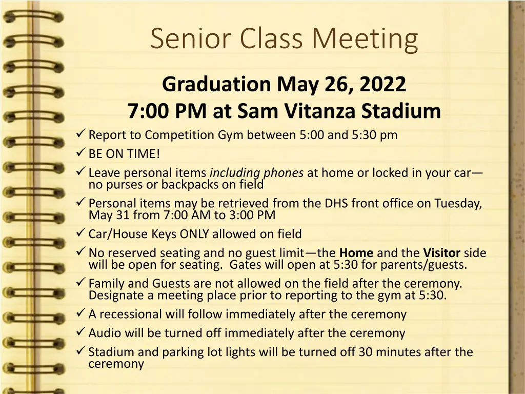 senior class meeting 4