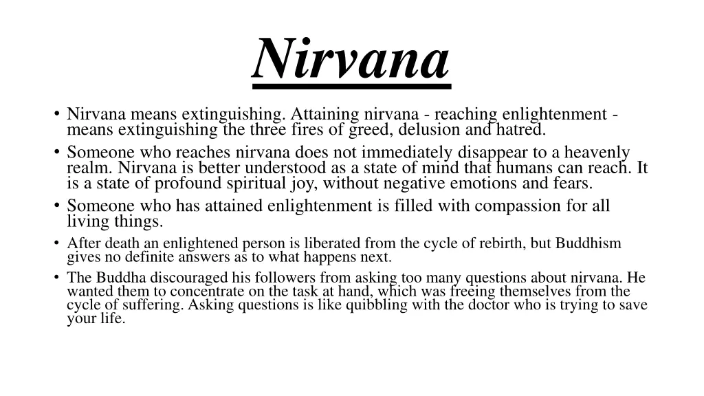 nirvana