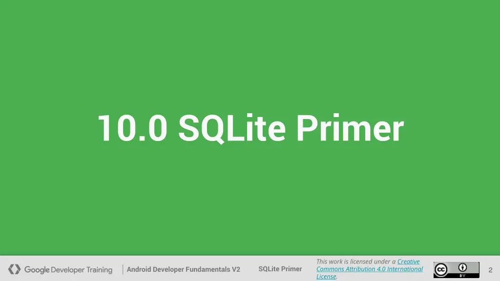 10 0 sqlite primer