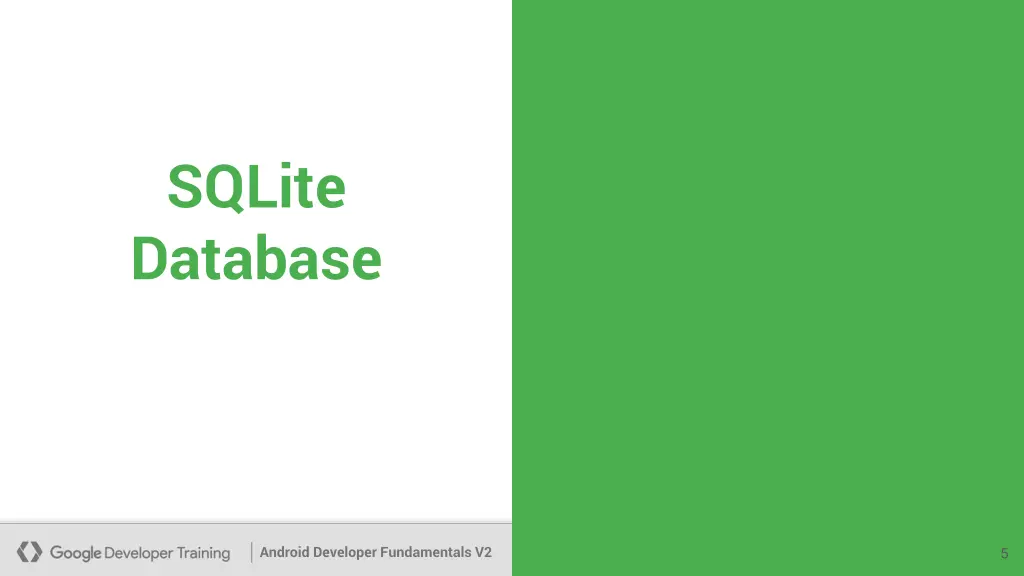 sqlite database