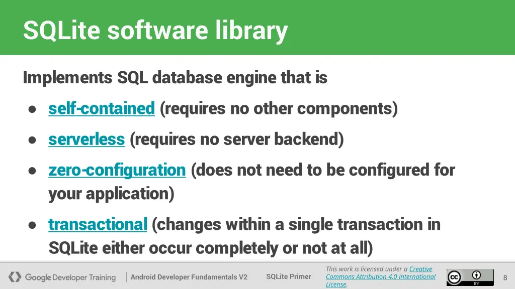 sqlite software library