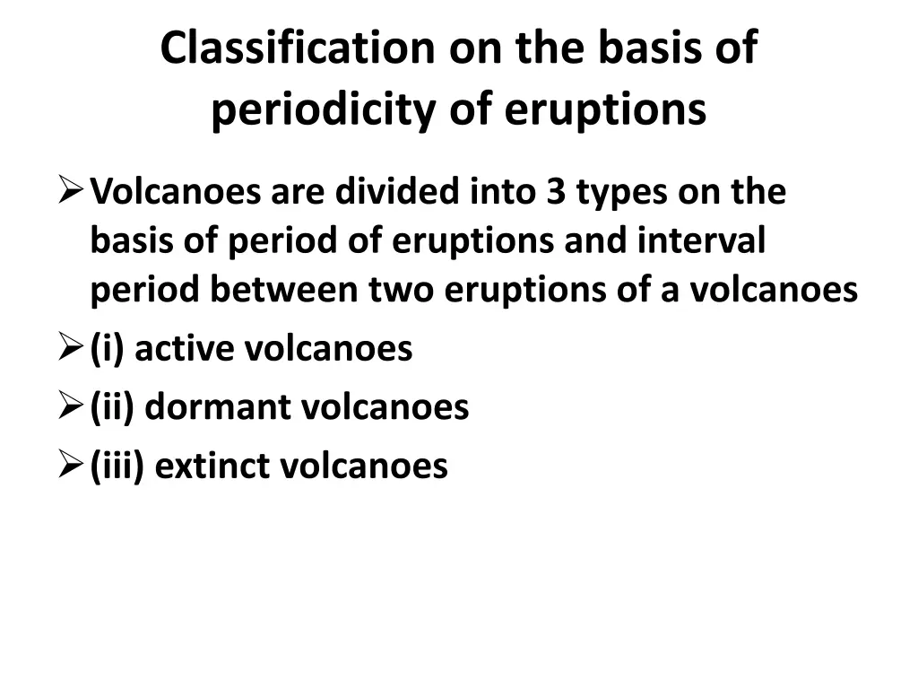 classification on the basis of periodicity