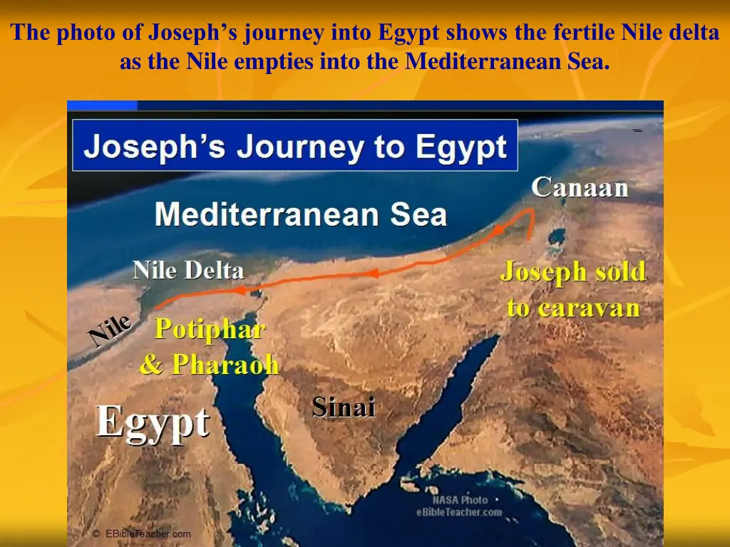 the photo of joseph s journey into egypt shows