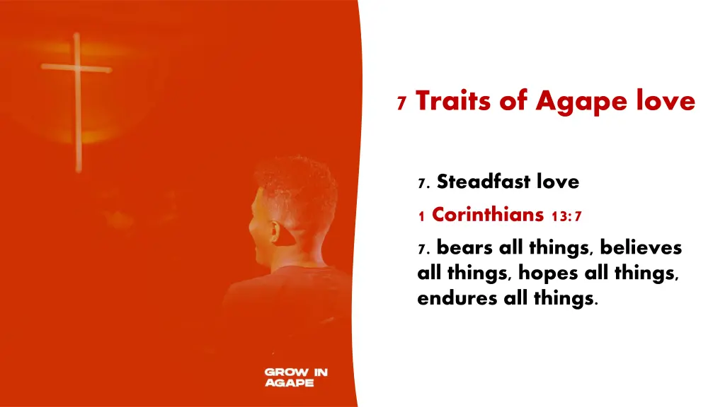 7 traits of agape love 6