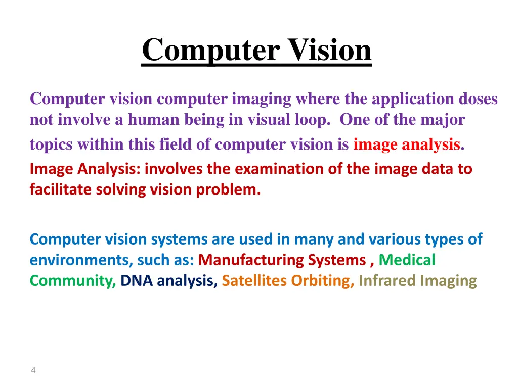 computer vision