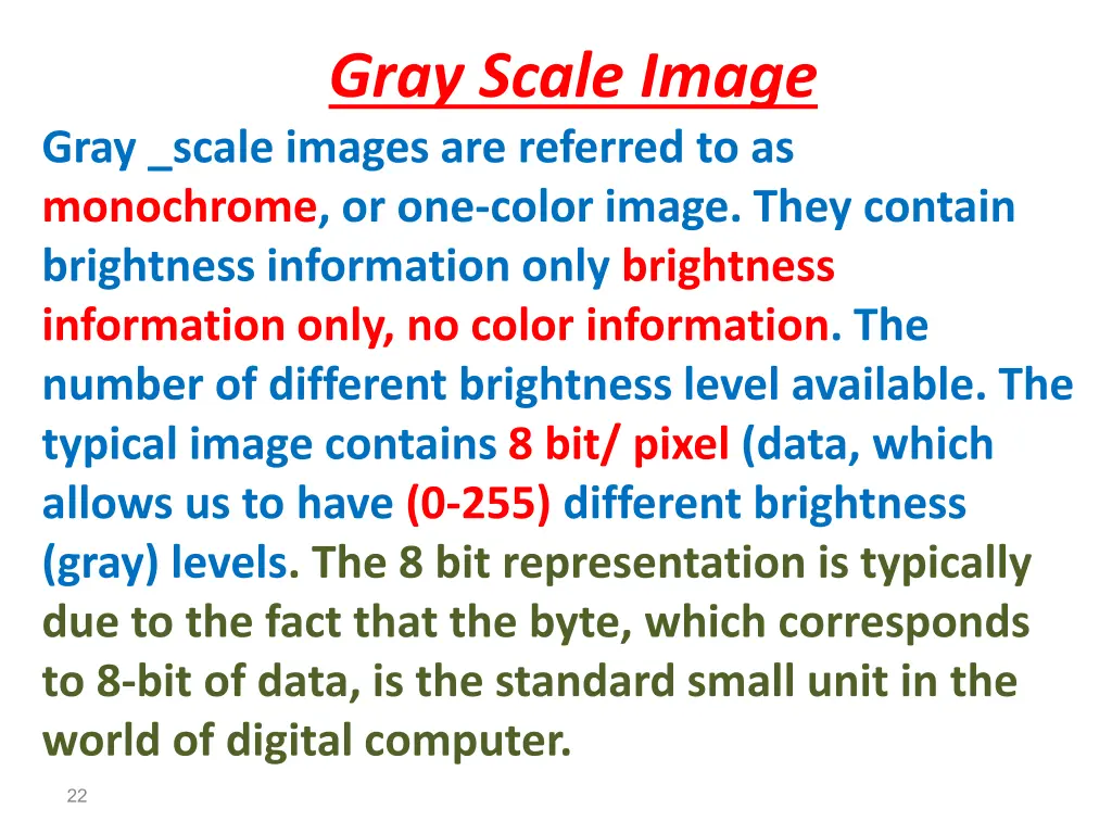 gray scale image