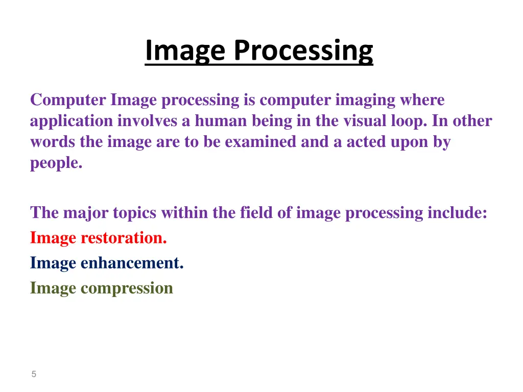 image processing 1