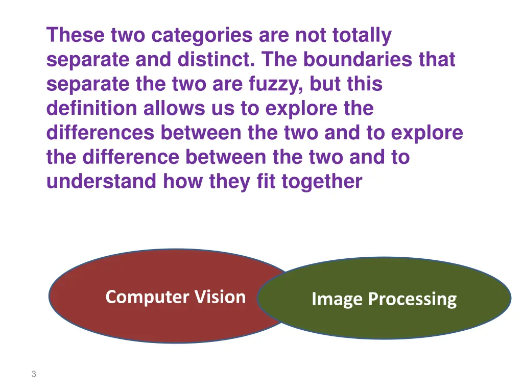 these two categories are not totally separate