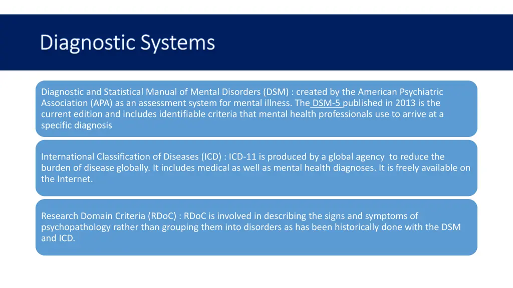 diagnostic systems diagnostic systems