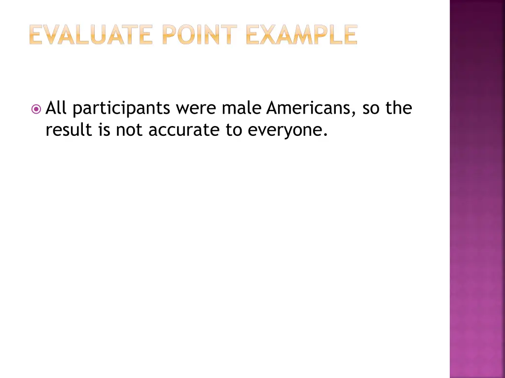 evaluate point example