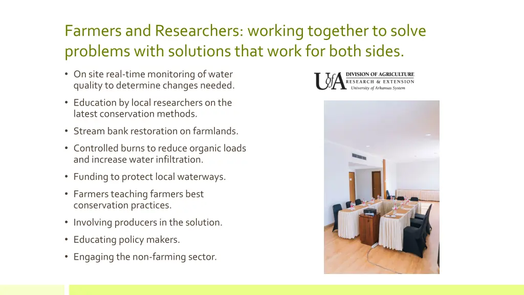 farmers and researchers working together to solve