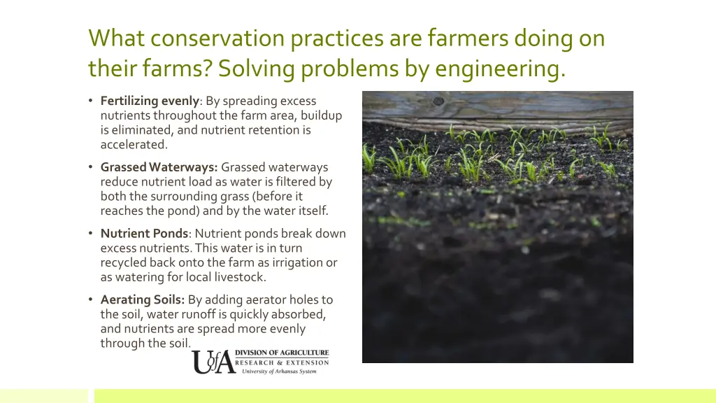 what conservation practices are farmers doing