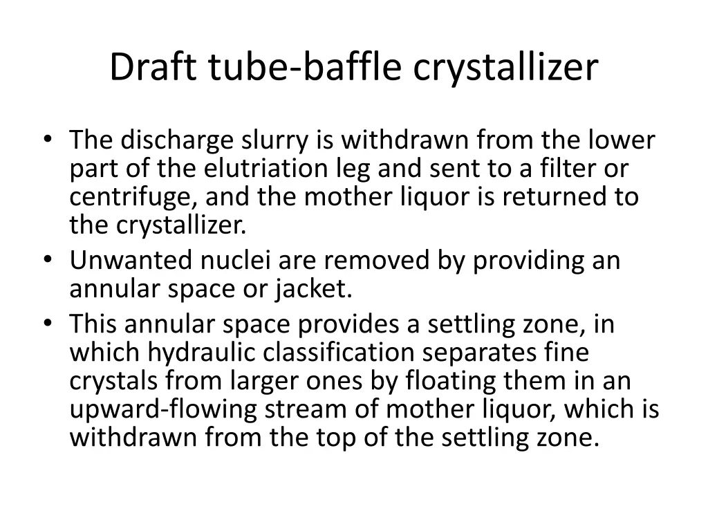 draft tube baffle crystallizer 3