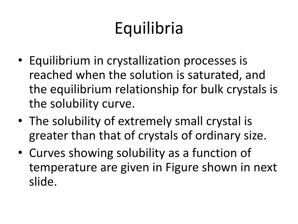 equilibria