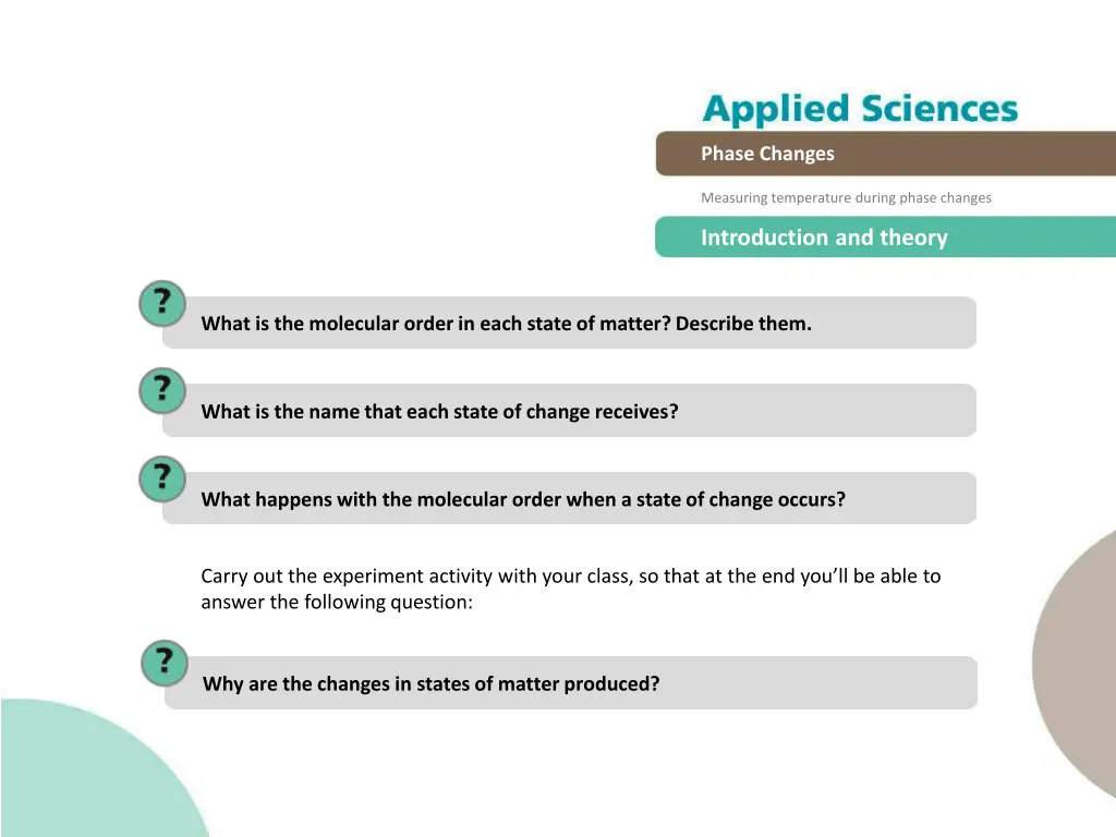 phase changes 3