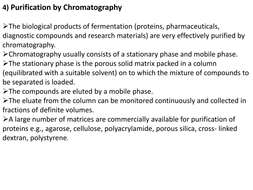 4 purification by chromatography the biological