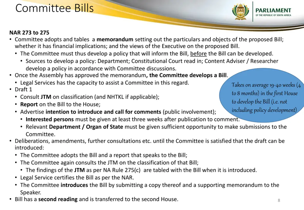 committee bills