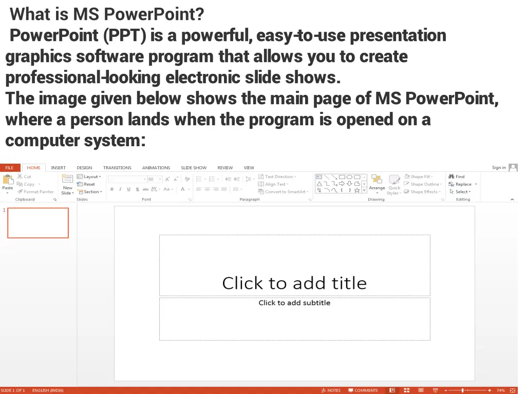 what is ms powerpoint powerpoint