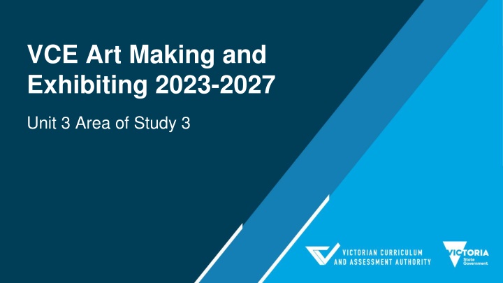 vce art making and exhibiting 2023 2027