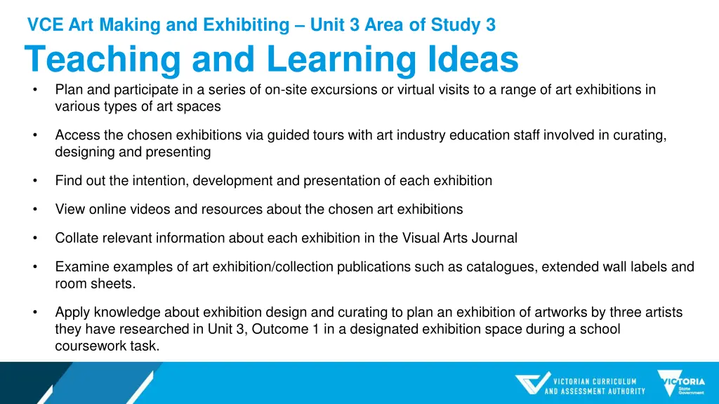 vce art making and exhibiting unit 3 area 2