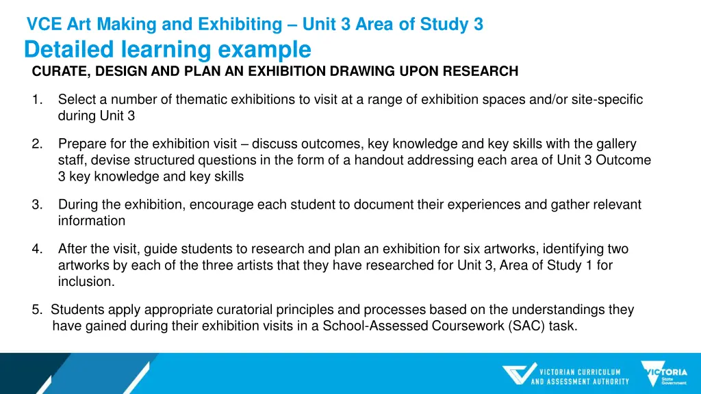 vce art making and exhibiting unit 3 area 3