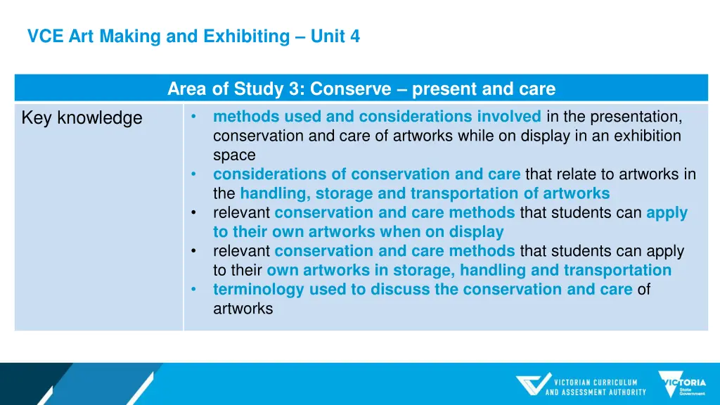 vce art making and exhibiting unit 4 1