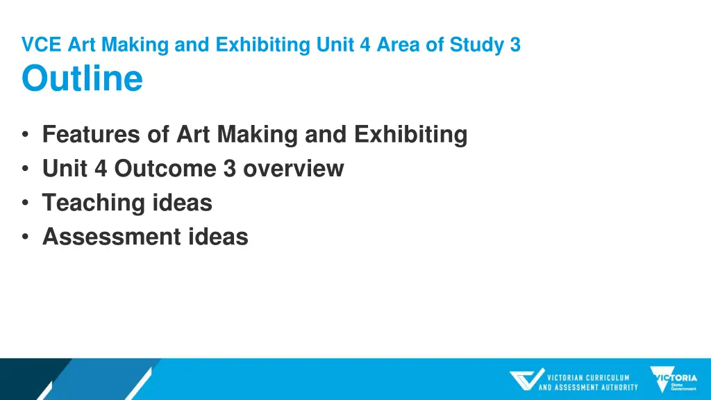 vce art making and exhibiting unit 4 area