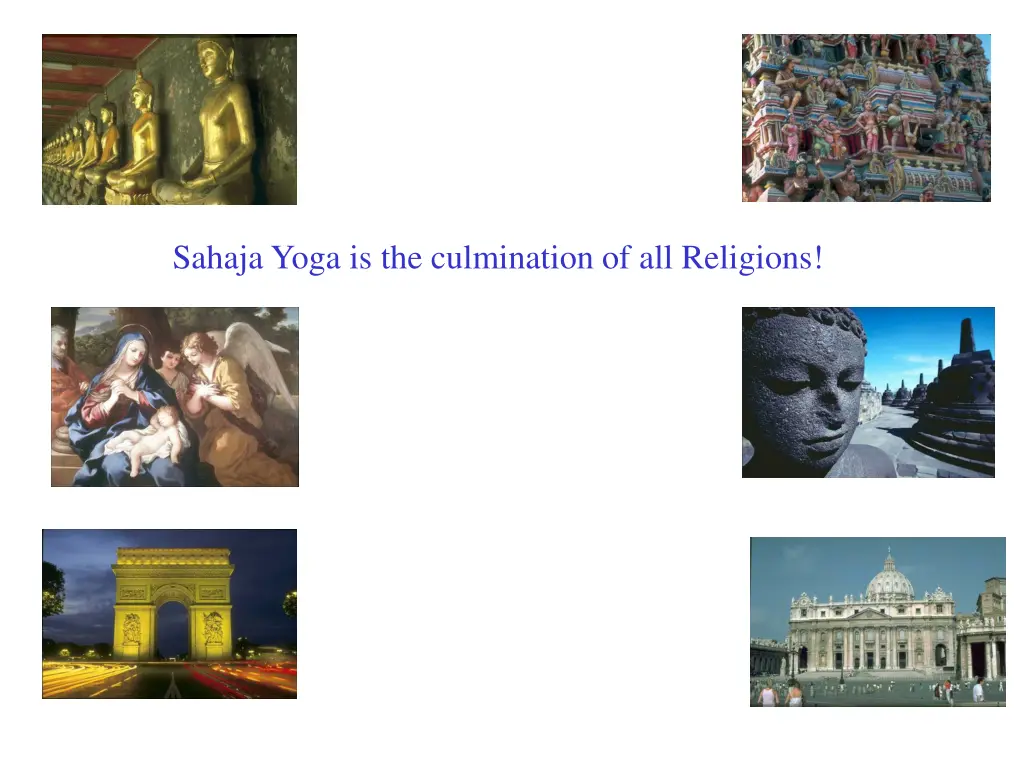 sahaja yoga is the culmination of all religions