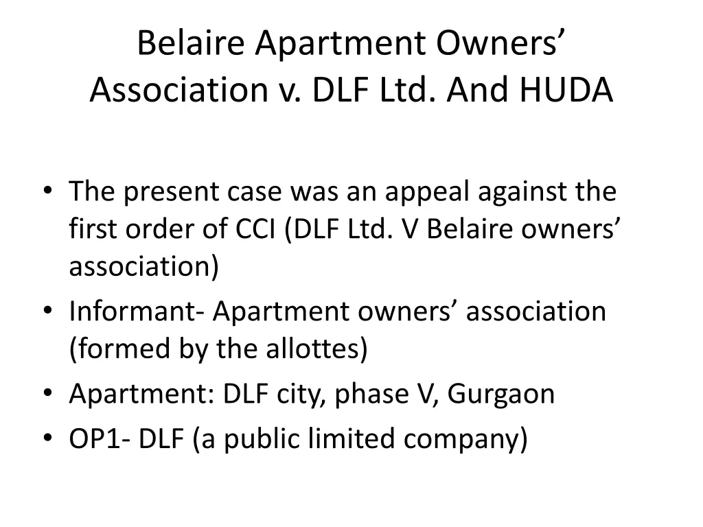 belaire apartment owners association