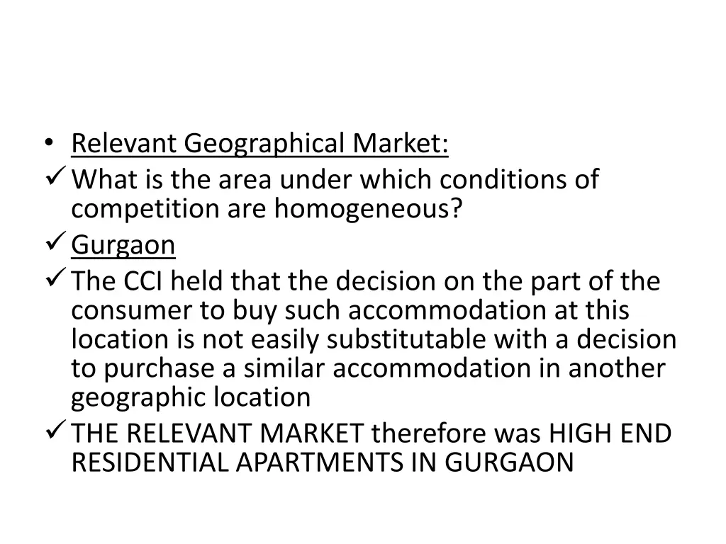 relevant geographical market what is the area