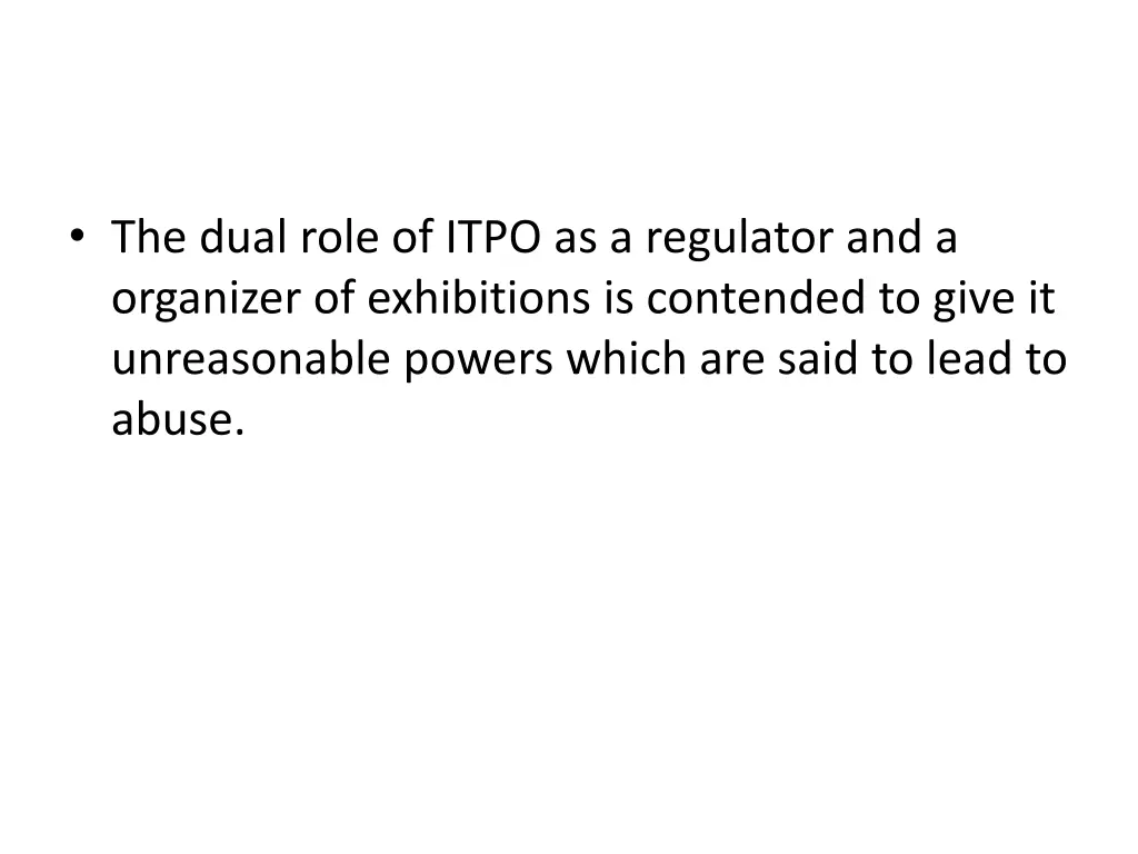 the dual role of itpo as a regulator