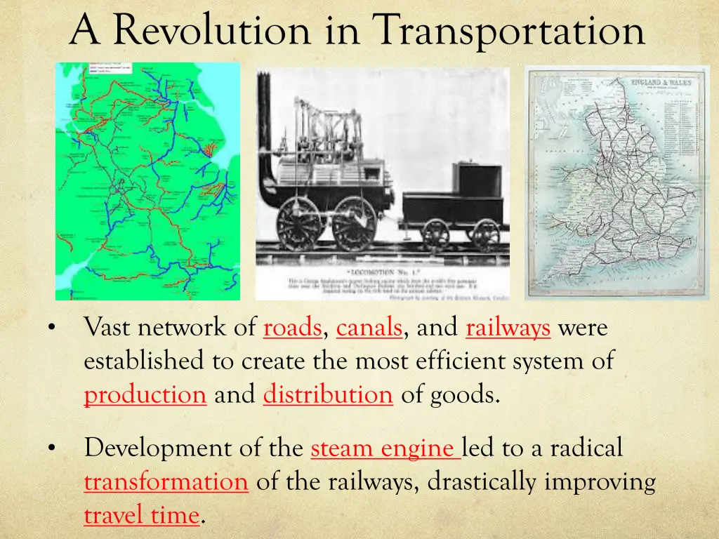 a revolution in transportation