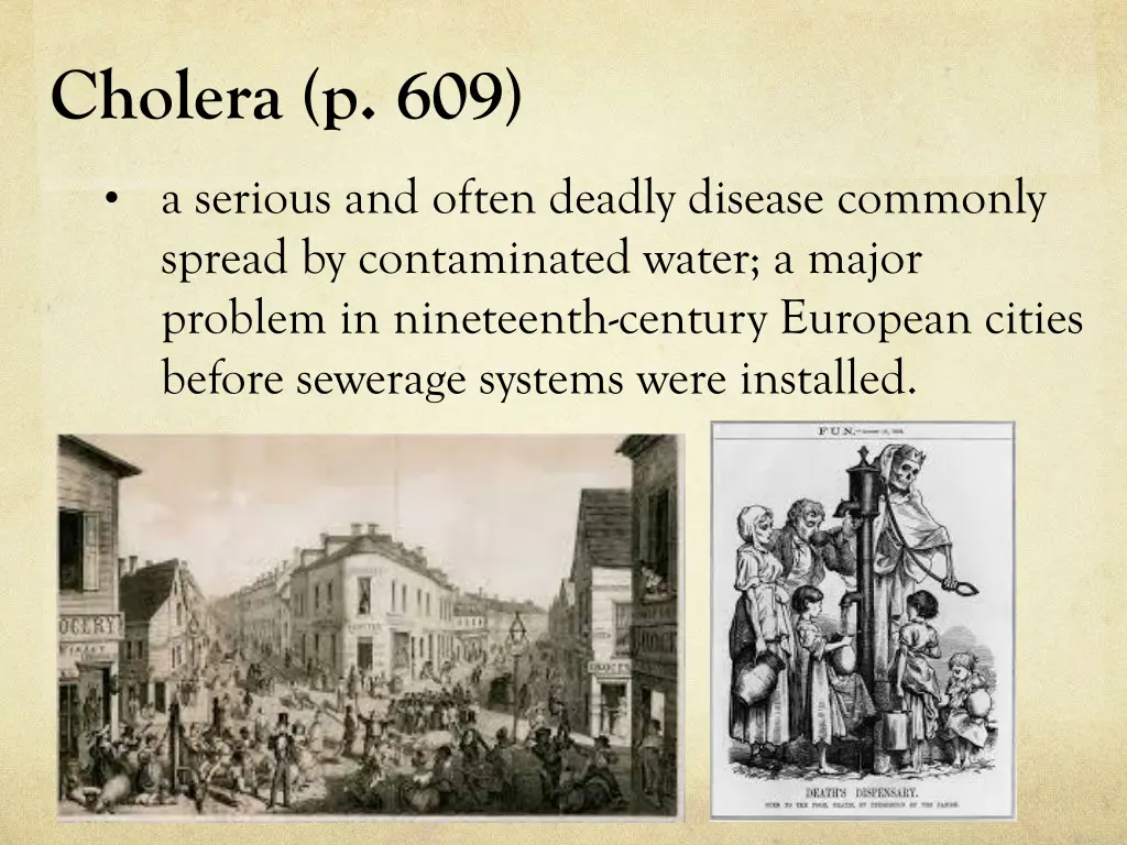 cholera p 609