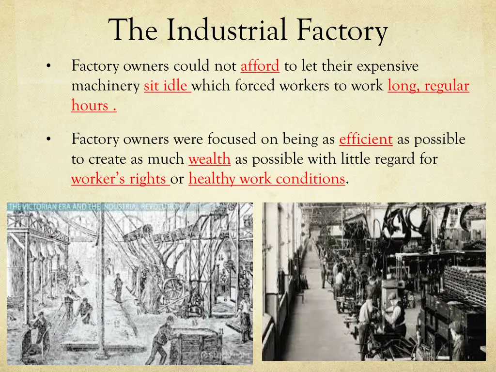 the industrial factory