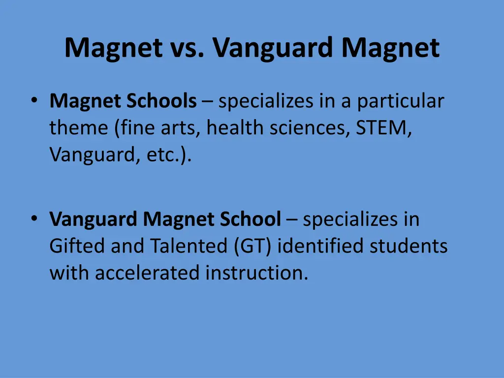 magnet vs vanguard magnet