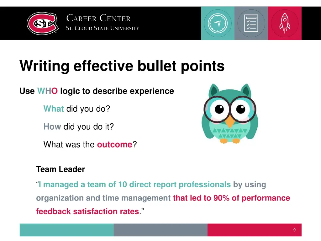 writing effective bullet points