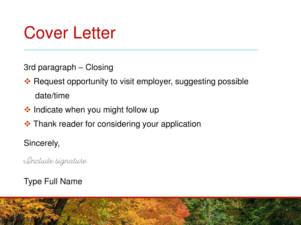 cover letter 1