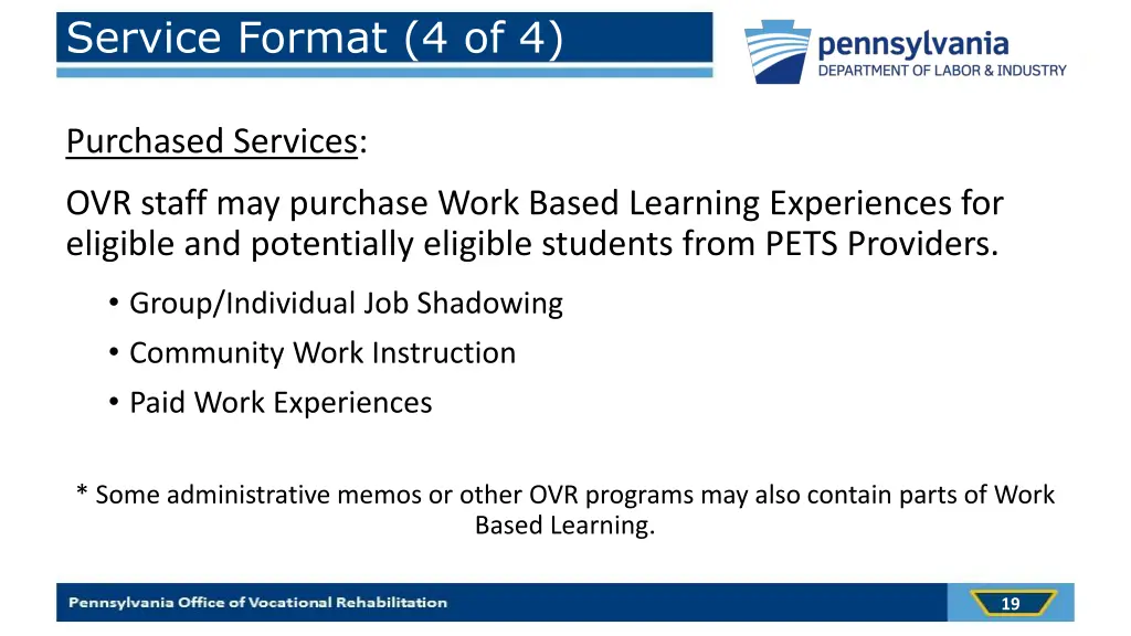 service format 4 of 4