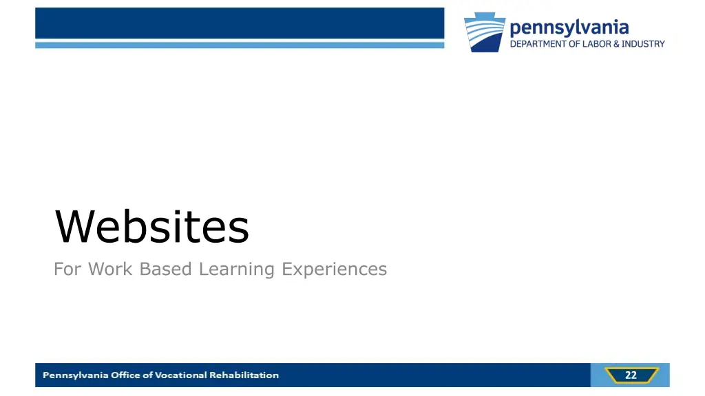 websites for work based learning experiences