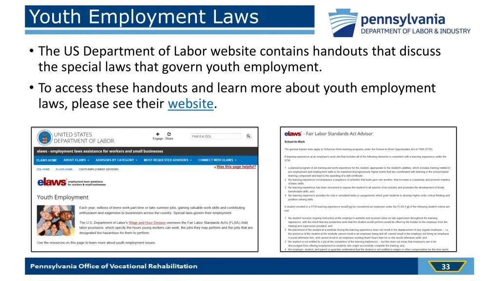 youth employment laws