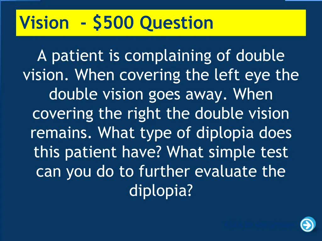 vision 500 question