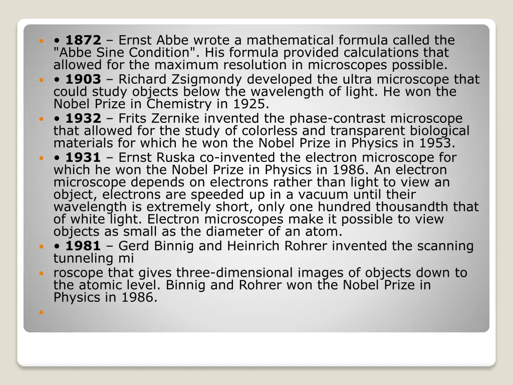 1872 ernst abbe wrote a mathematical formula