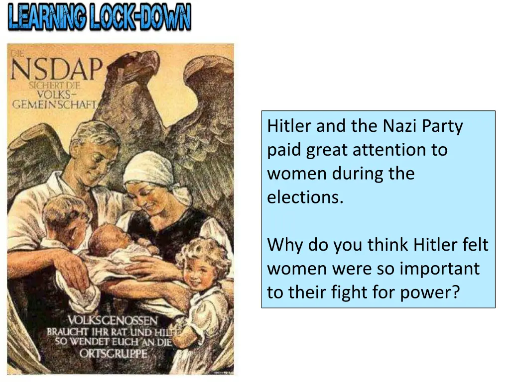 hitler and the nazi party paid great attention