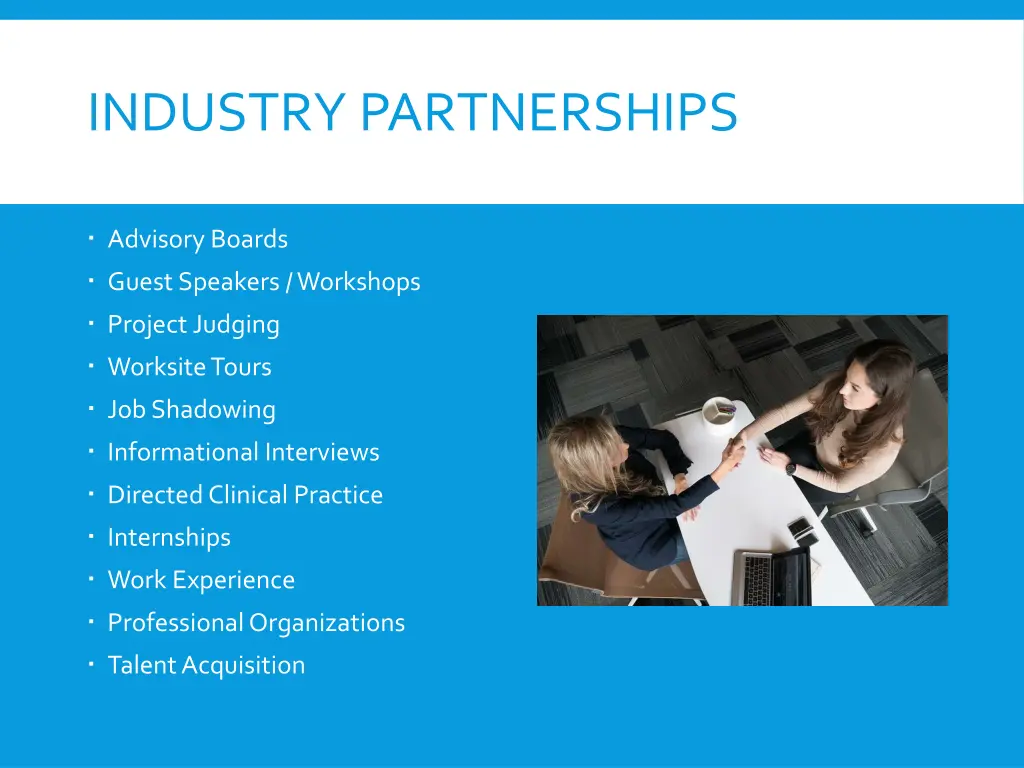 industry partnerships